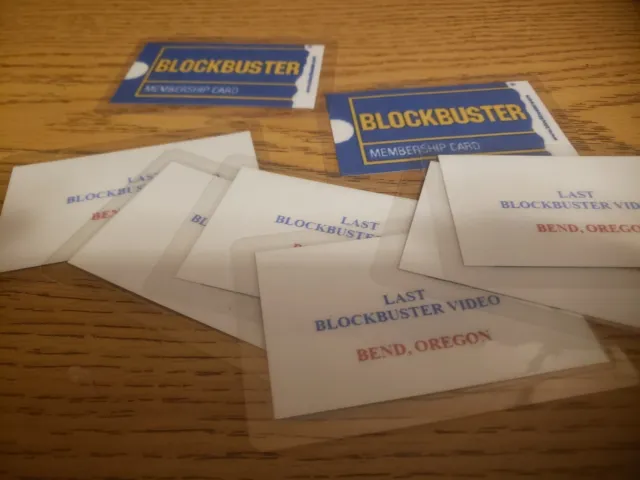ONE -  Last Blockbuster Video Membership Card Collectors
