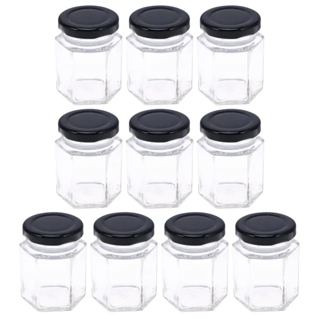 10 Pcs Glasbehälter Mit Deckel Honigbehälter Marmeladengläser Container