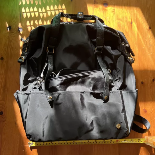 Samantha Brown To Go “4 Ways To Wear” Backpack &  Crossbody Tote - Black