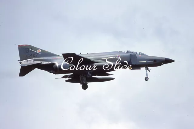 USAF RF-4C Phantom 66-0427, Italy, 5.85, Colour Slide, Aviation Aircraft