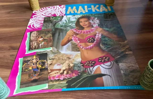 Mai-Kai Tiki-Restaurant seltenes Original-Poster