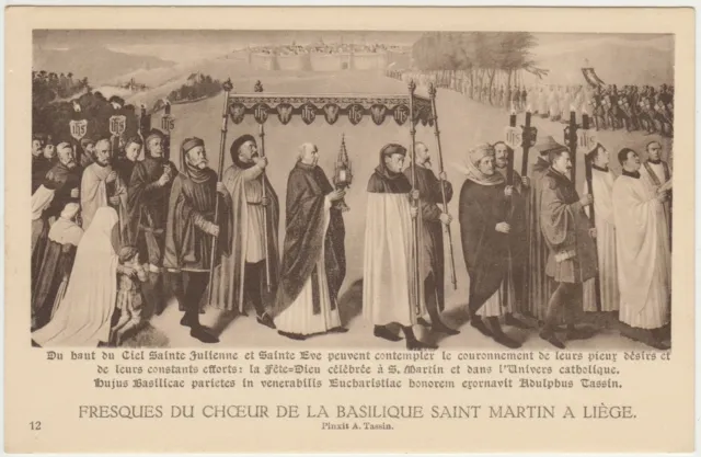 Fresques Du Choeur De La Basilique Saint Martin A Liege (Belgio)