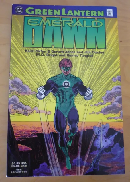 Green Lantern Emerald Dawn Trade Paperback Graphic Novel (1991) - DC Comics