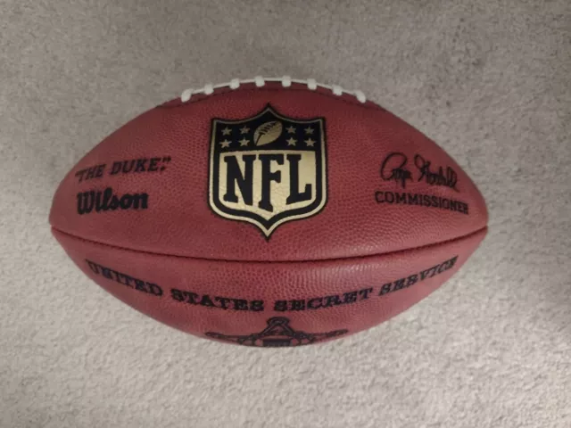 NIB The United States Secret Service official Wilson NFL Duke football Goodell
