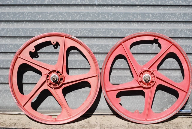 OLD SCHOOL BMX Ogk Wheels Red Tuff Style Vintage Free Wheel