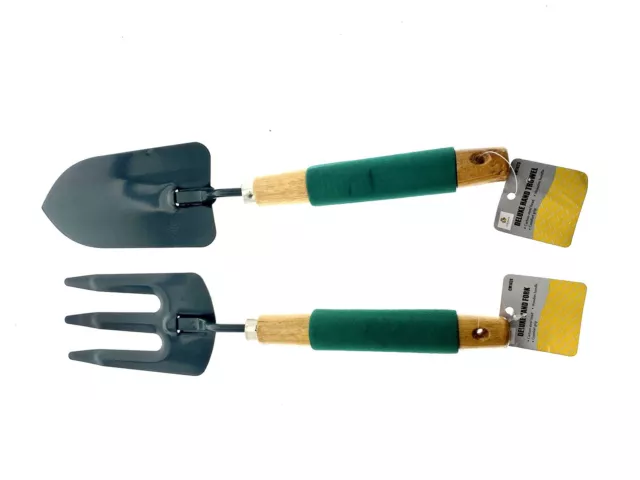 Garden Hand Trowel Fork Carbon Steel with Foam Grip