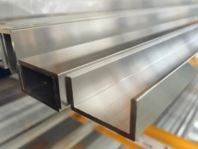 Aluminium U Channel Profile  Various Sizes 2000mm length