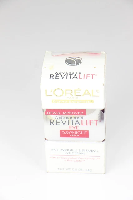 L'Oreal DermoExpertise Advanced RevitaLift EYE Day/NightCream .5 oz  U56