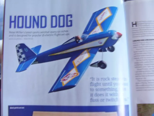 Original Modell Flugzeug Pro Pläne 2022 Hund Hund 50" Elektrischer Aerobat