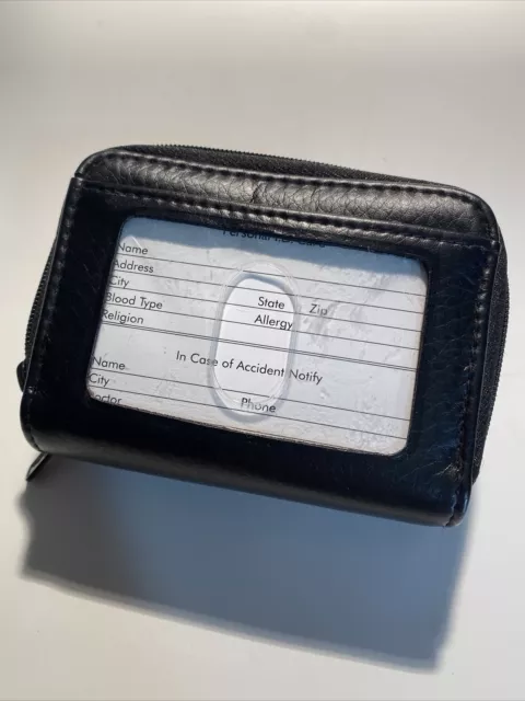 Accordion Style ￼Wallet for Credit Cards And Business Cards ￼zaq