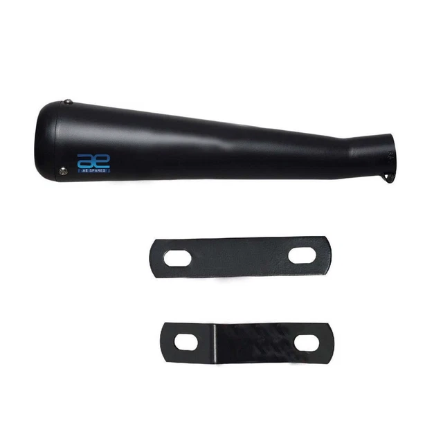 Silenziatore Di Scarico Per Royal Enfield 350/500cc UCE - Tipo Goldstar Con Glasswool, Prodotto In India, Dimensioni Standard