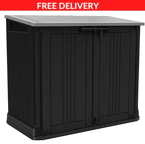 KETER STORE IT Out MAX Garden Lockable Storage Box Shed Outside Bike
