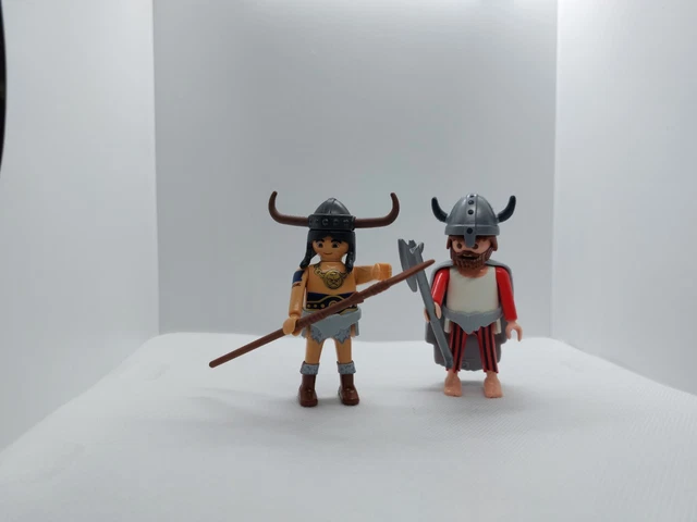 7 Figurines Playmobil Vikings Barbares Super Set Celtes Goths