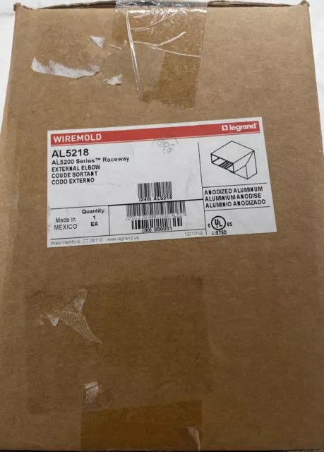 New Wiremold AL5218 External Elbow