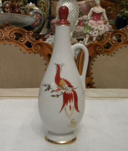 Firebird URSS porcellana russa Decanter Caraffa Brocca Lomonosov LFZ 3790 c