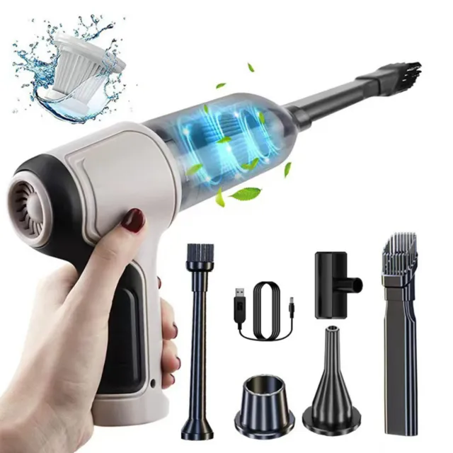 Cordless Vacuum Cleaner Rechargeable Portable Car with 5000pa Strong