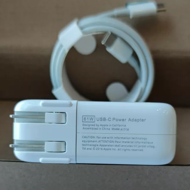 OEM 61W USB-C Power Adapter For Apple MacBook PRO 13 15 16 2020 2018 ...