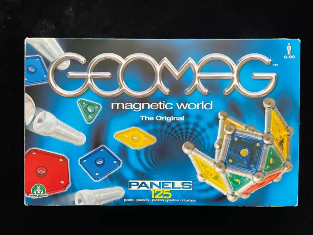 JEU DE construction GEOMAG PANELS Magnetic World 125 pi ces