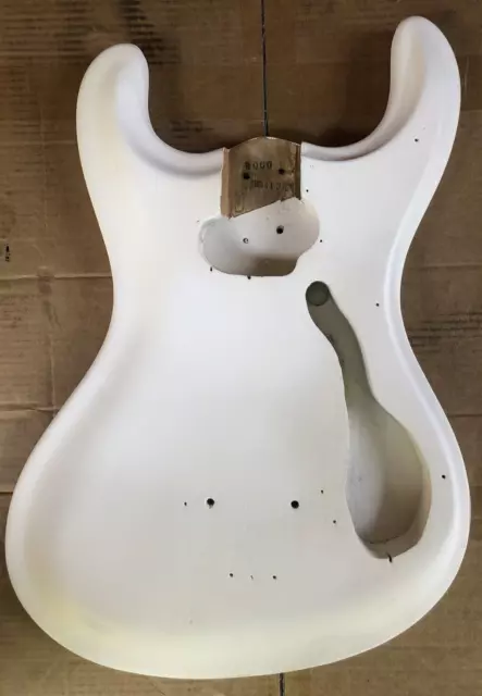 1964-late 1963 made Mosrite bass body primed date code Dec 17 1963 lot 0008 1964-late 1963 made Mosrite bass body primed date code Dec 17 1963 lot 0008