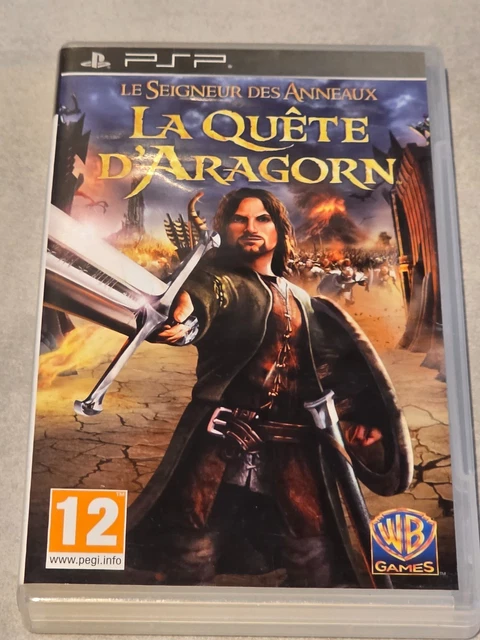 Jeu Le Seigneur Des Anneaux : La Quête D'Aragorn Pour PSP - Version PAL FR Complète, Bon état