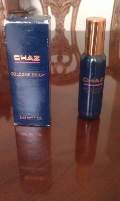 2- VINTAGE REVLON CHAZ FOR MEN COLOGNE SPRAY 1 oz. ~ RARE  NIB