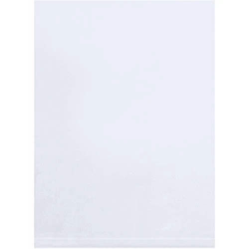 Poly Bag Guy 7" x 14" 2 Mil 1000/Case Flat Open Clear Plastic Poly Bags