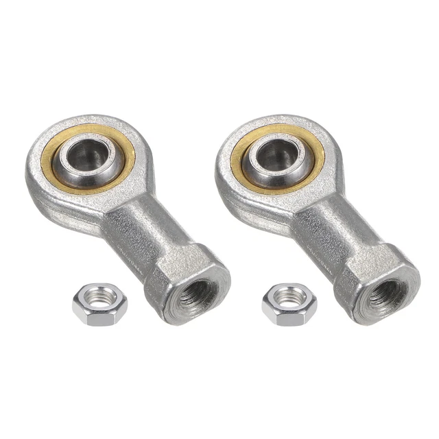 2pcs SI5T/K 5mm Rod End Bearing M5x0.8 Female Right Hand Thread, Cast Iron