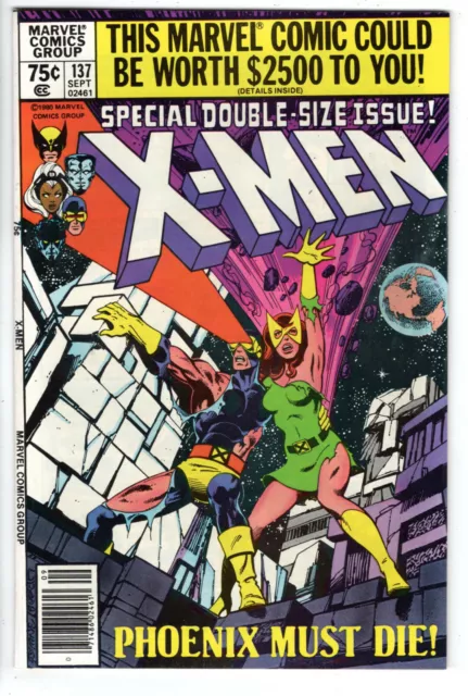 Uncanny X-Men #137 (1980) - Grade 9.2 - Phoenix Must Die - Guest App Watcher!