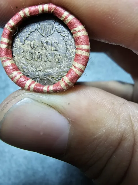 indian head penny roll 50 Flying Eagle End And S Mint Mark Ends