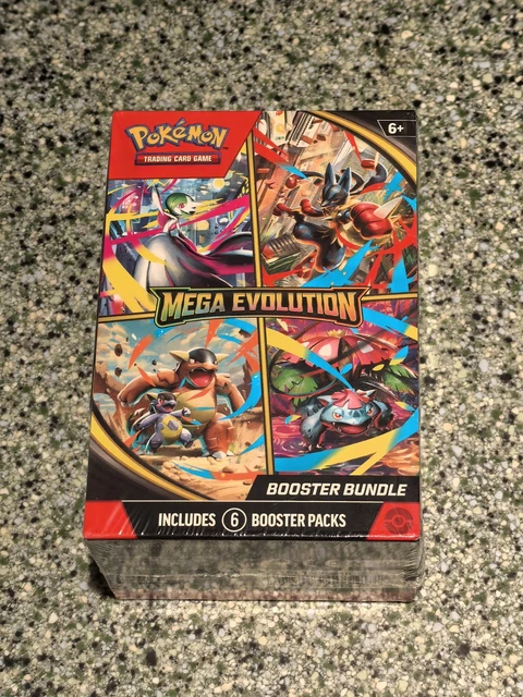 POKÉMON TCG MEGA Evolution Booster Bundle (6 Packs) *NEW & SEALED* £38. ...