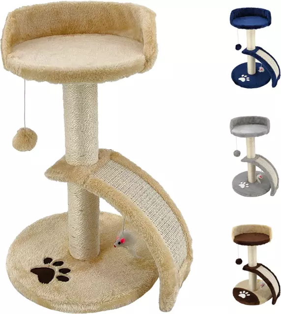 TIRAGRAFFI per GATTI ALTO 54 CM. GRAFFIATOIO PARCO GIOCHI GIOCO DA GATTO