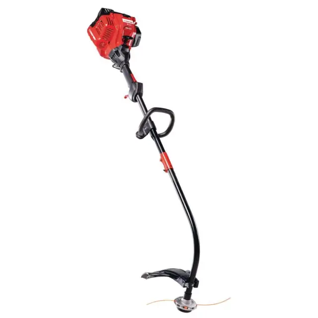 Troy-Bilt  25 cc Gas 2-Stroke Curved Shaft Trimmer with Attachment Capabilities