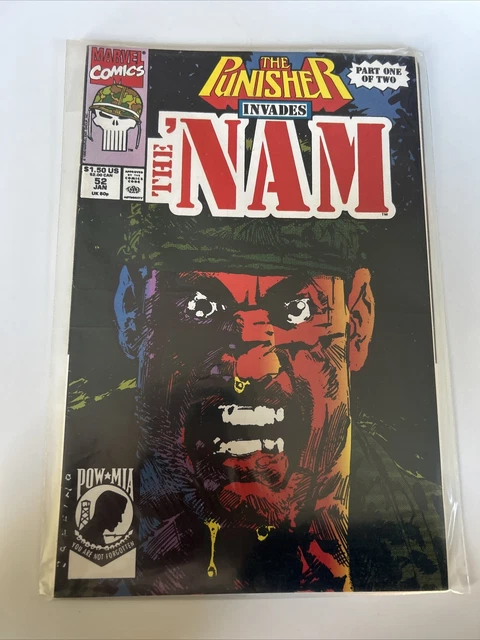 The Punisher Invades THE 'NAM #52-53 - Marvel 1991 - Harrisburg