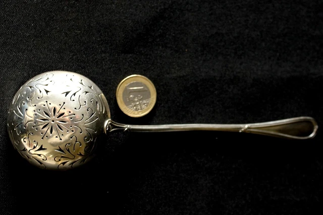 Louche à Sauce En Argent Massif Sterling – Modèle Minerve Ferrule XIXe – Olier Caron Orfèvre
