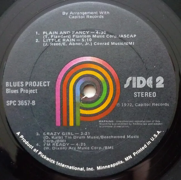 Blues Project STILL SEALED NEW OVP Pickwick Vinyl LP