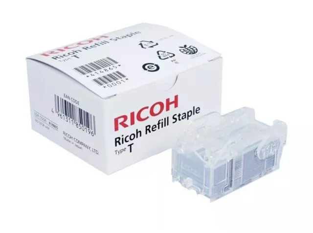 Genuine Ricoh Type T Staple Refill x 2 414865 / 414509