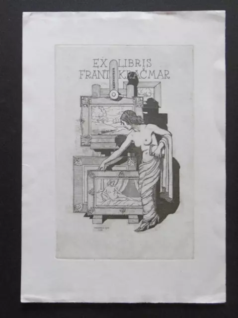 STANISLAV KULHANEK Exlibris, Akt