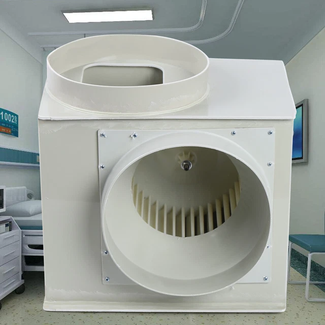 Lab Centrifugal Extractor Fan Blower Ventilation Extractor Fan Low Noise 300W