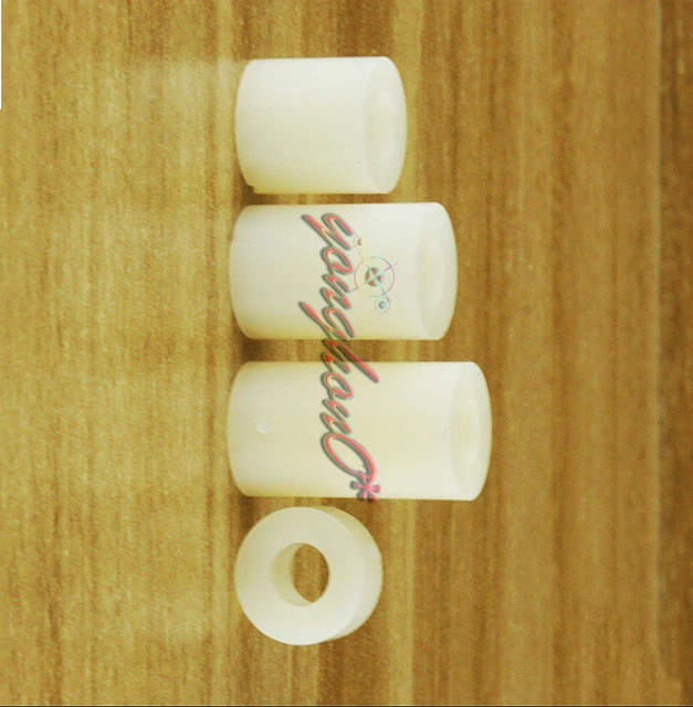 100PCS Plastic Nylon Non Threaded Standoff Spacer Washer Screw White M3 M4 M5 M6