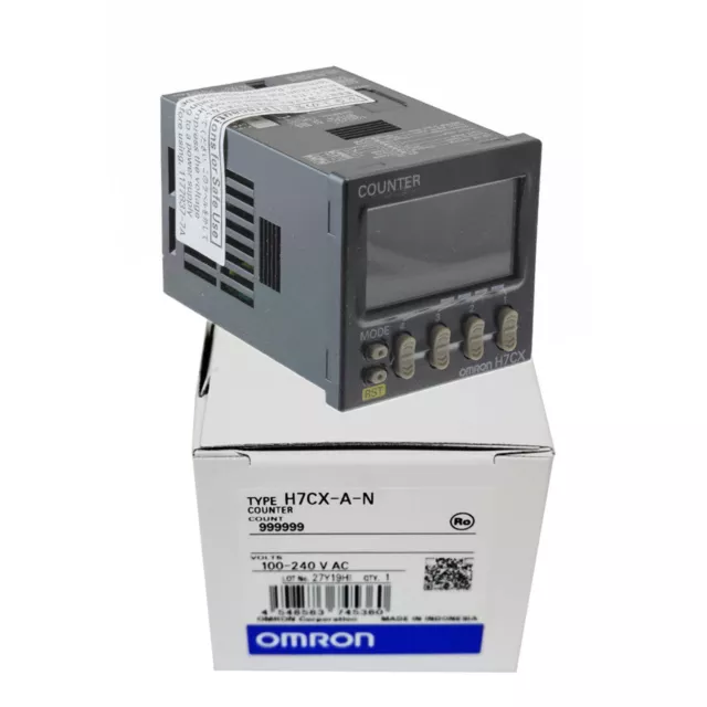 One Omron H7CX-A-N Replace H7CXAN Digital Counter New In Box Expedited Shipping