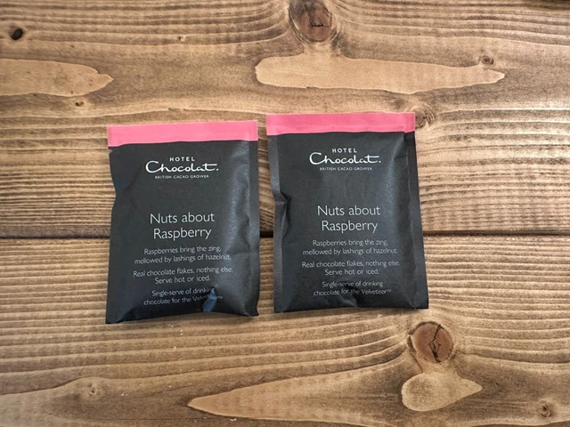 HOTEL CHOCOLAT NUTS About Raspberry Hot Chocolate £7.48 - PicClick UK