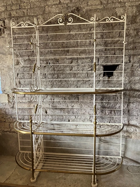 Belle ancienne étagère de boulangerie française de Bellevue Vintage