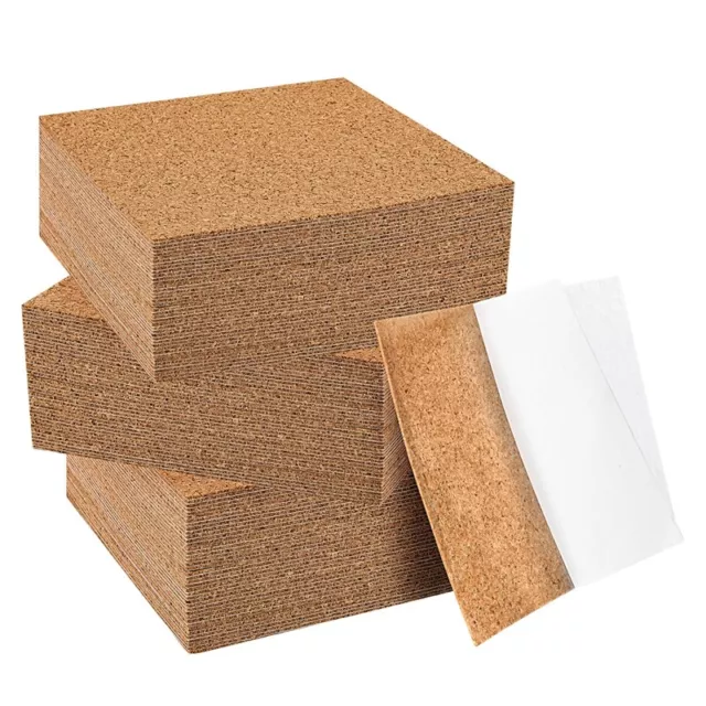 1X(Self-Adhesive Cork Coasters,Cork Mats Cork Backing Sheets for Coasters1444