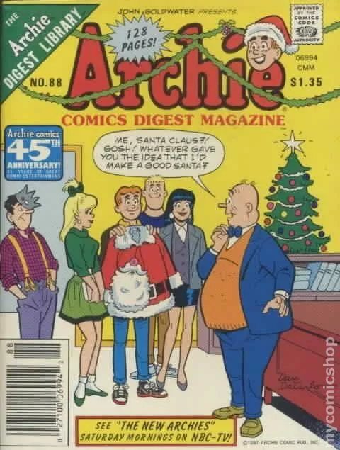 Archie Comics Digest #88 FN 6.0 1988 Stock Image