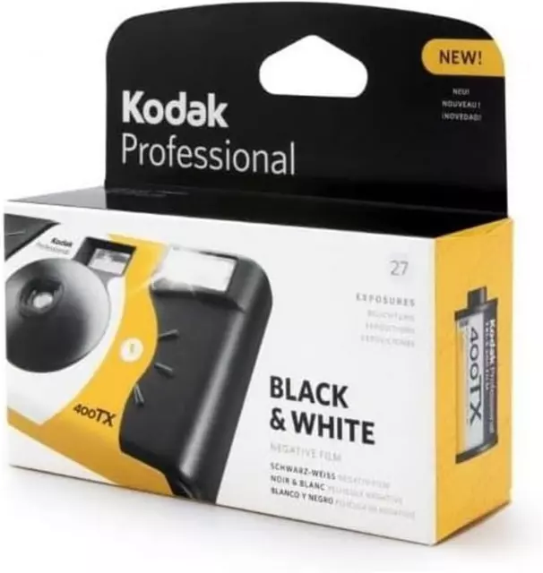 Kodak professional Tri-X 400 Black and White Single Use Camera - Color: black