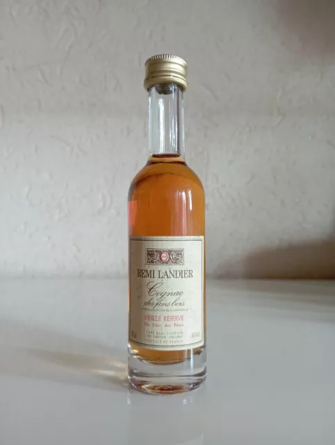 Old mini bottle cognac Landier 3cl