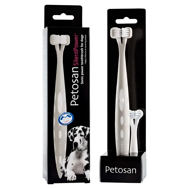 Petosan Eléctrico Cepillo de Dientes para Perros, Nuevo