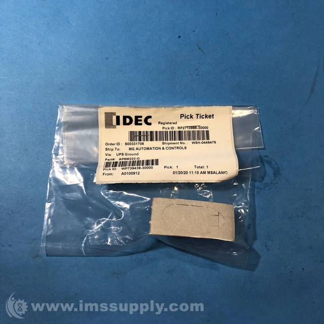 IDEC AP6M222-G 16mm Pilot Light Green FNFP