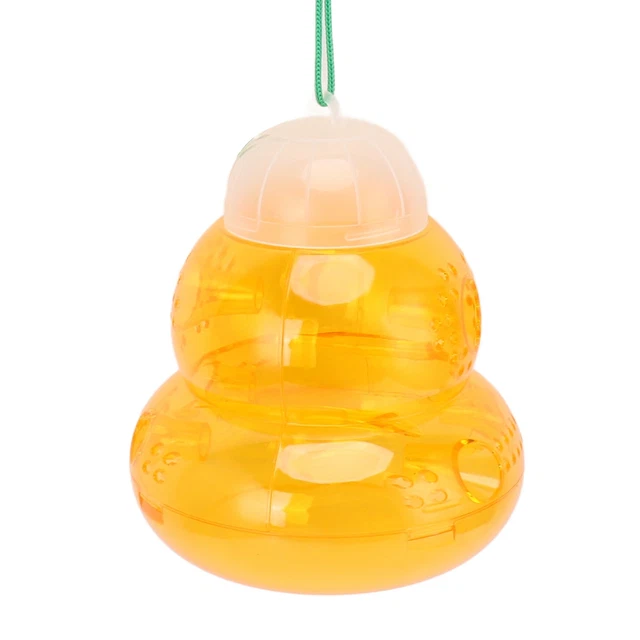 6 Entrances Yellow Jacket Bee Traps Outdoor Hanging Waterproof Plastic Wasp