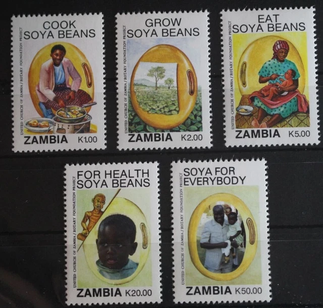 Sambia 550-554 postfrisch #FQ206